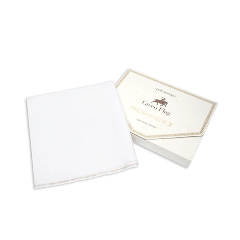 Men Unstitched Prominence all-season White cotton fabric