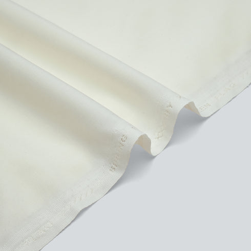 Premium Cream / Soft Off-White Wash & Wear Fabric – All Season