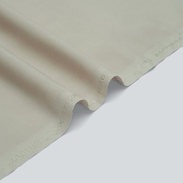 Premium Beige Wash & Wear Fabric – All Season
