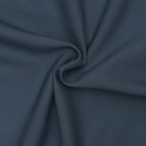 Premium Navy Blue Wash & Wear Fabric – All Season