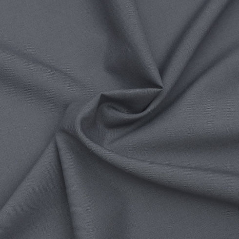 Premium Charcoal Grey Wash & Wear Fabric – All Season