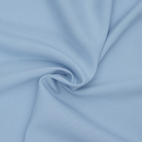 Premium Light Blue Wash & Wear Fabric – All Season