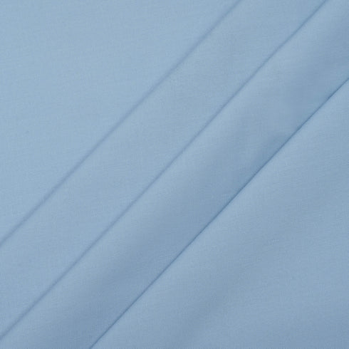 Premium Light Blue Wash & Wear Fabric – All Season