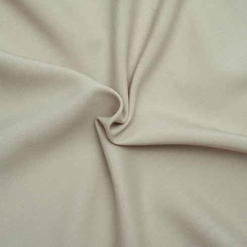 Premium Beige Wash & Wear Fabric – All Season